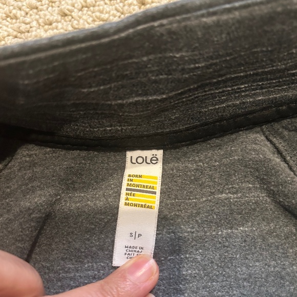 Lole black and grey Fitted Pullover style running fleece - Picture 15 of 16